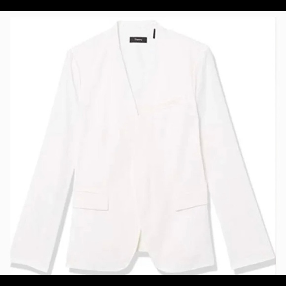 Theory Jackets & Blazers - Eco crunch linen staple jacket